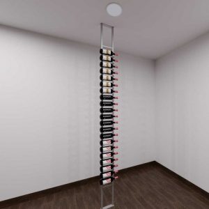 VintageView W Series One-Sided Floating Wine Rack Kit ( 21 - 63bottles )