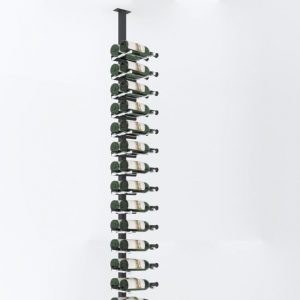 VintageView Vino Pins Post Kit: Single-Sided Label Forward Floating Wine Rack (20-60 bottles)